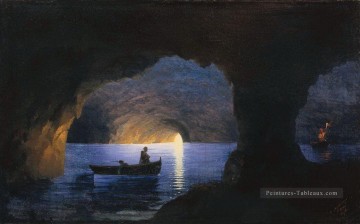 Grotte Azure Naples Romantique Ivan Aivazovsky russe Peinture à l'huile